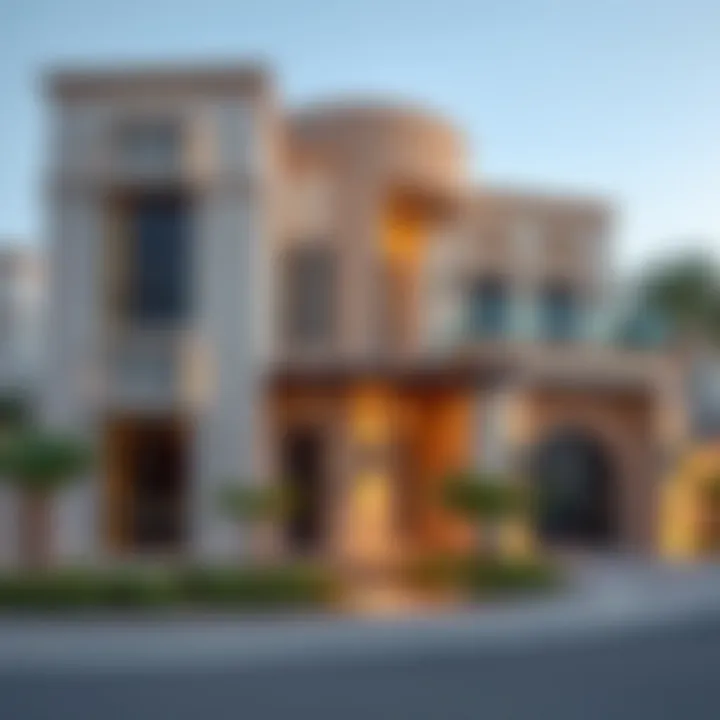Luxurious villa exterior in Al Siyouh