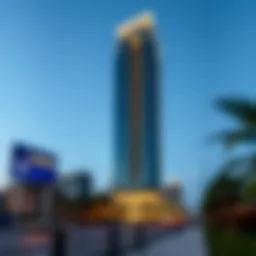 Saba 1 Tower showcasing its unique architectural design