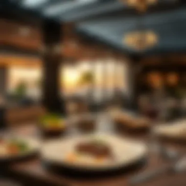 Gourmet dining experience at Seven Palm