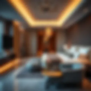 Luxury suite interior at Seven Palm Hotel & Apartments