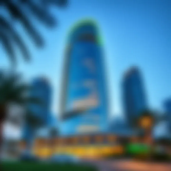 Exterior view of Shaha Tower showcasing its modern architecture