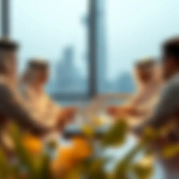 Government officials discussing tech policy initiatives