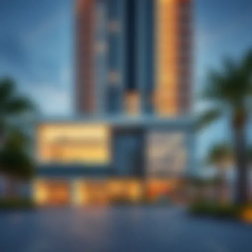 Stunning exterior view of Sobha Creek Vistas Tower A showcasing modern architecture