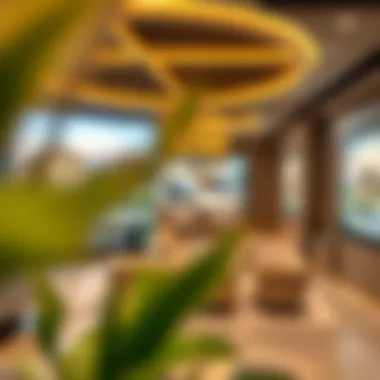 Interior display of luxury properties at Sobha Sales Center