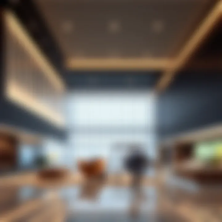 Strategic layout of the Sobha Sales Center facilitating transactions