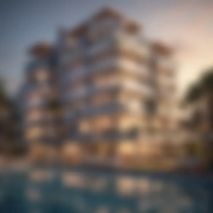 Architectural rendering of the innovative residential units at South Bay.