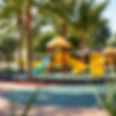 Family-friendly amenities in The Meadows, including playgrounds and recreational areas