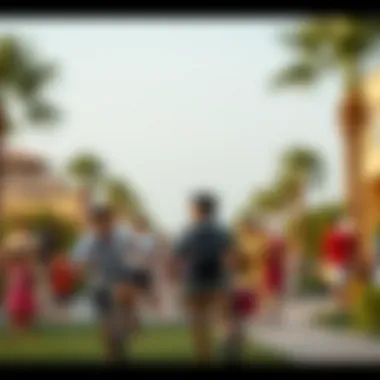 Vibrant community life in The Meadows, with residents enjoying outdoor activities