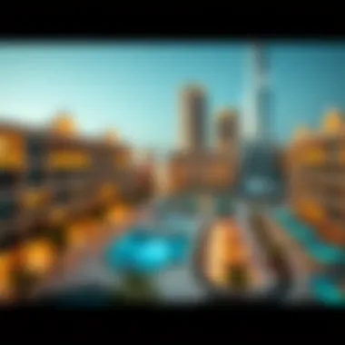 Map highlighting the location of Town Square Dubai in the city