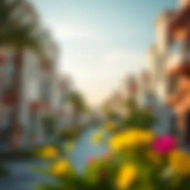 Vibrant Neighborhood Atmosphere of Arabella Vibrant neighborhood atmosphere surrounding Arabella townhouses