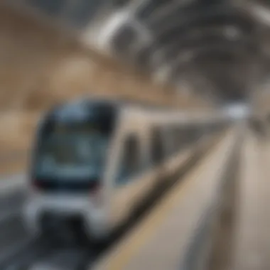 Operational Efficiency of Dubai Metro Comparison chart of Dubai Metro operational efficiency versus other transport modes