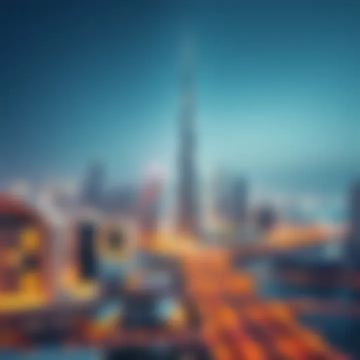 Overview of Dubai skyline with a focus on real estate opportunities