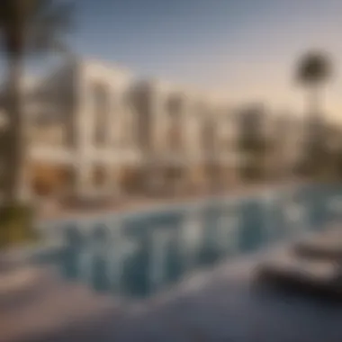 Diverse Real Estate Types in Dubai Illustration of various types of real estate properties in Dubai.