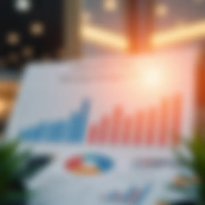 A market trend analysis chart highlighting mortgage statistics in the UAE