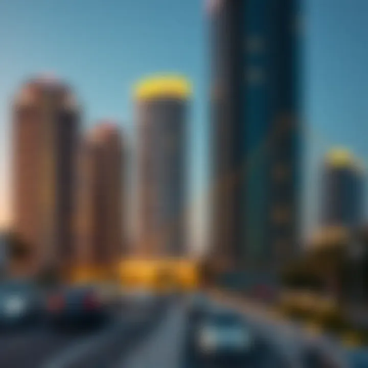 Real Estate Market Trends in Dubai Graph depicting real estate market trends in Dubai