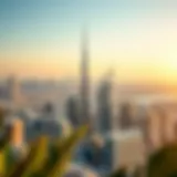 Dubai Skyline: A Focus on Sultan Properties Panoramic view of Dubai skyline featuring Sultan Properties