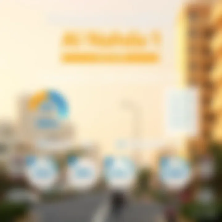 Infographic showing demographic statistics of Al Nahda 1 residents