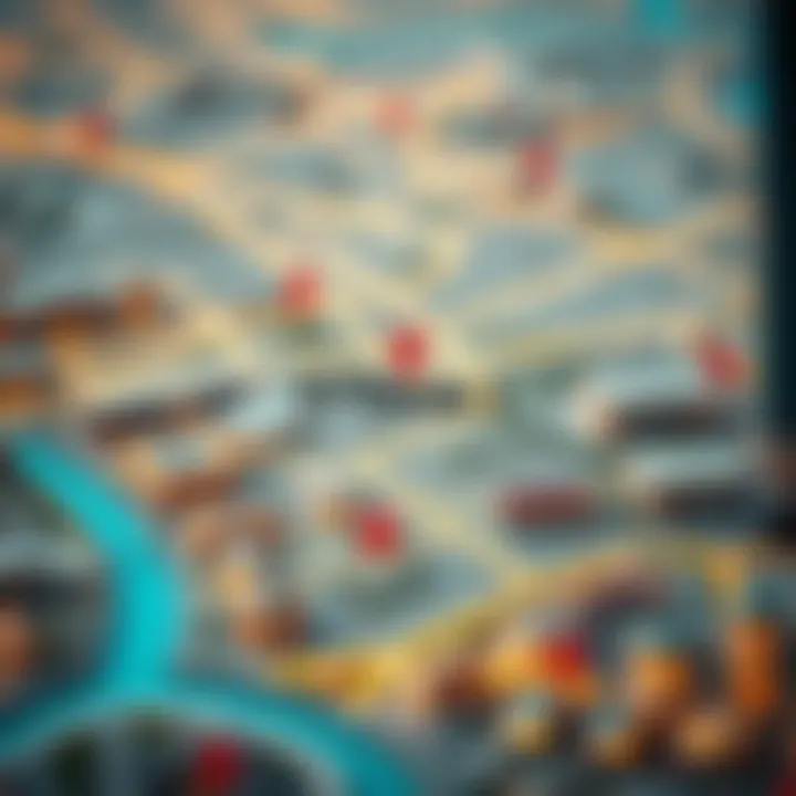 Map indicating the strategic location of Al Nahda 1 in Dubai