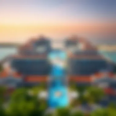 Architectural Brilliance of Avani Palm Aerial view showcasing the architectural brilliance of Avani Palm