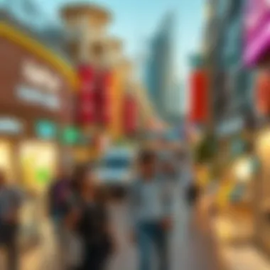 Shopping area in مدينة بدر reflecting vibrant commercial activity