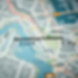 Map highlighting International City in Dubai