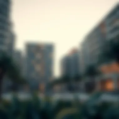 Rendering of a cutting-edge residential complex in Dubai