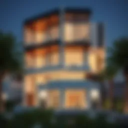 Elegant facade of Vida Residences showcasing modern architecture