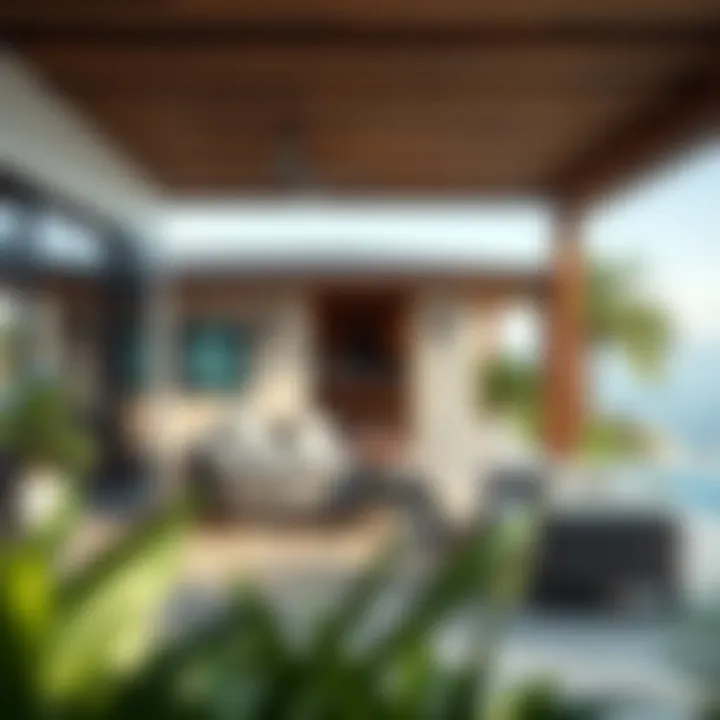 Serene outdoor space connected to Waters Edge floor plan